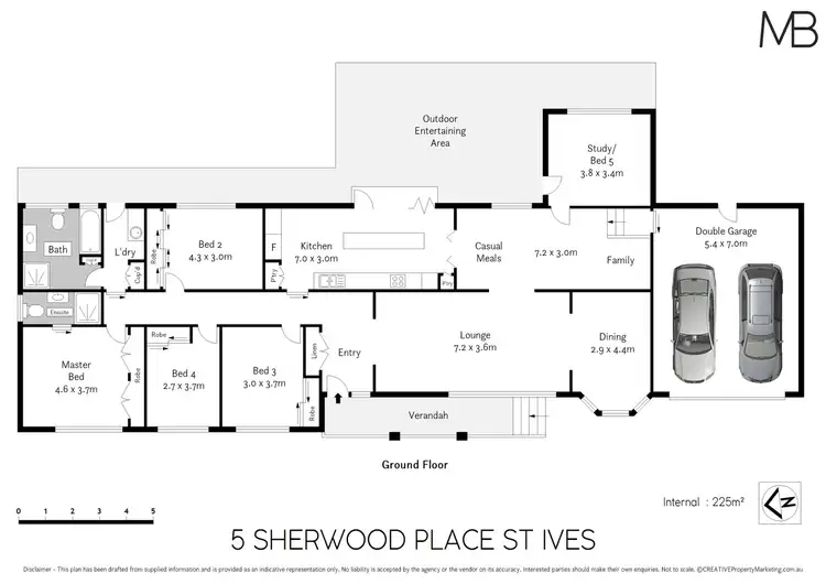 Floorplan of Homely house listing, 5 Sherwood Place, St Ives NSW 2075