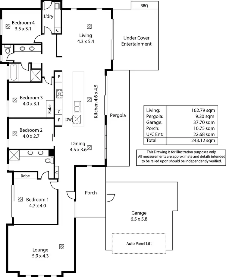 Floorplan of Homely house listing, 30 Isaacs Way, Evanston South SA 5116