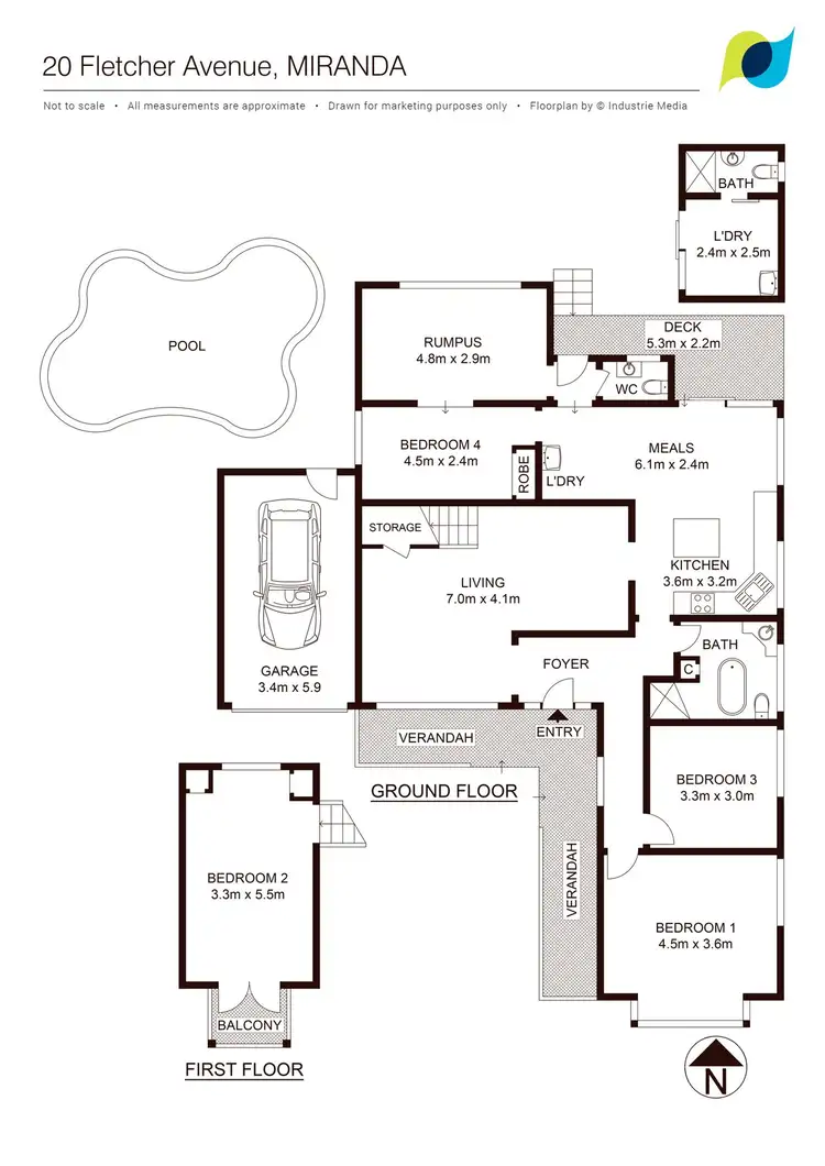 Floorplan of Homely house listing, 20 Fletcher Avenue, Miranda NSW 2228