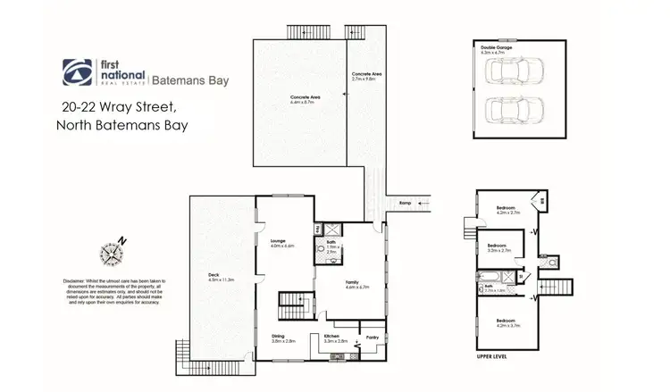Floorplan of Homely house listing, 20-22 Wray Street, North Batemans Bay NSW 2536