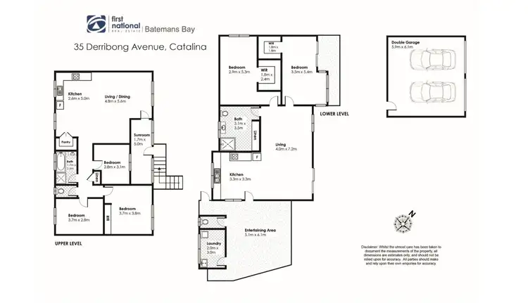 Floorplan of Homely house listing, 35 Derribong Avenue, Catalina NSW 2536