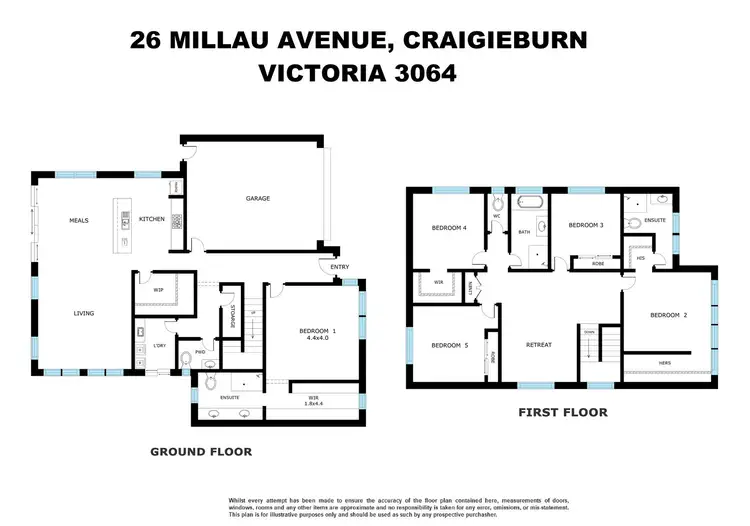 Floorplan of Homely house listing, 26 Millau Avenue, Craigieburn VIC 3064