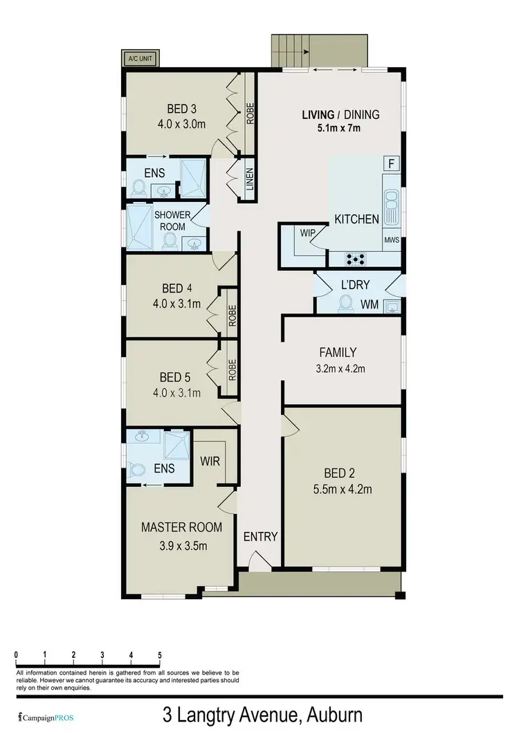 Floorplan of Homely house listing, 3 Langtry Avenue, Auburn NSW 2144