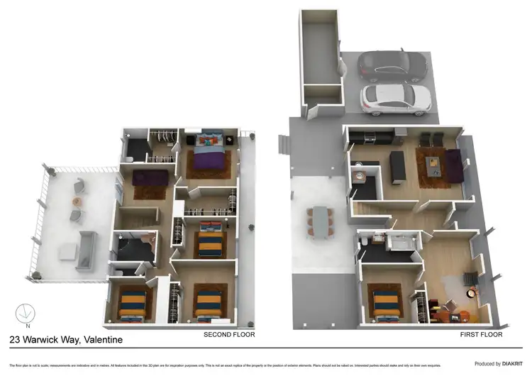 Floorplan of Homely house listing, 23 Warwick Way, Valentine NSW 2280