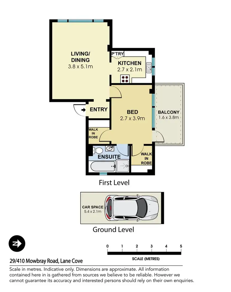 Floorplan of Homely apartment listing, 29/410-412 Mowbray Road, Lane Cove NSW 2066