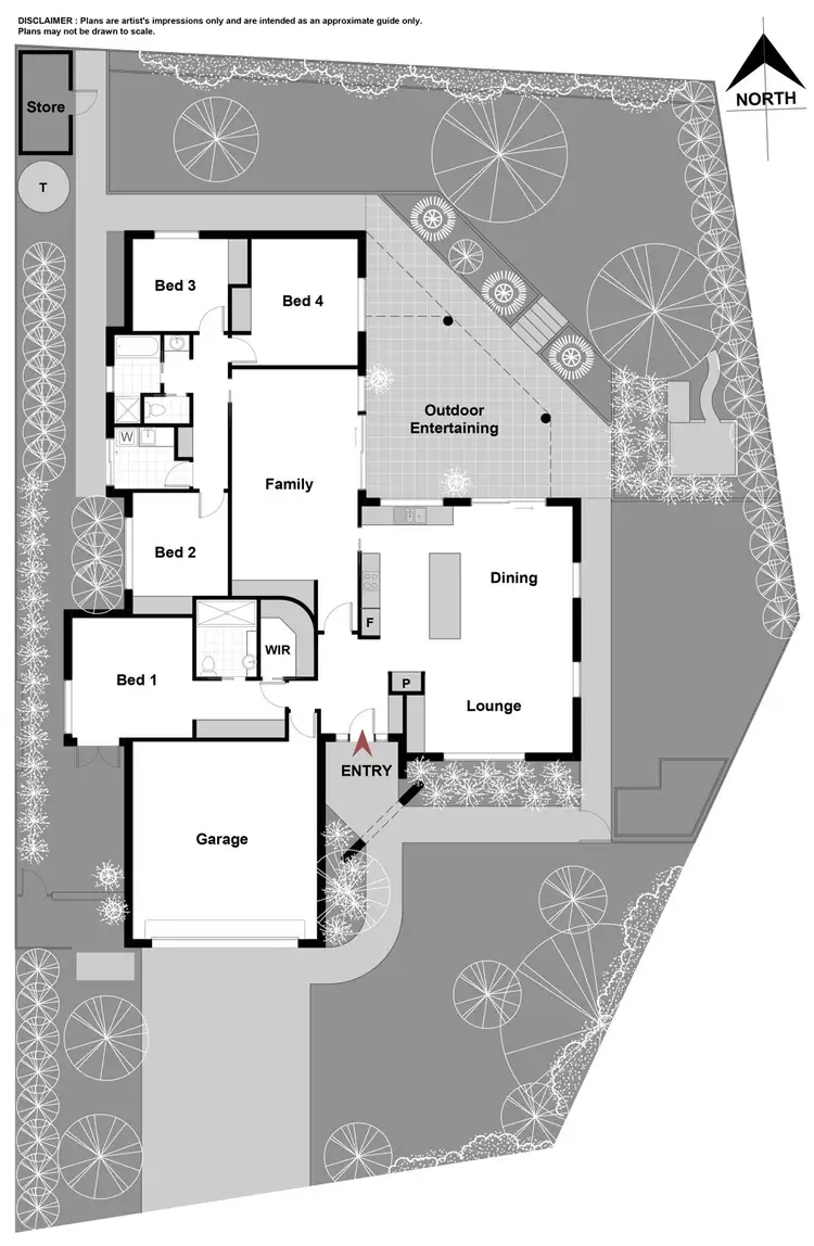 Floorplan of Homely house listing, 61 White Crescent, Campbell ACT 2612