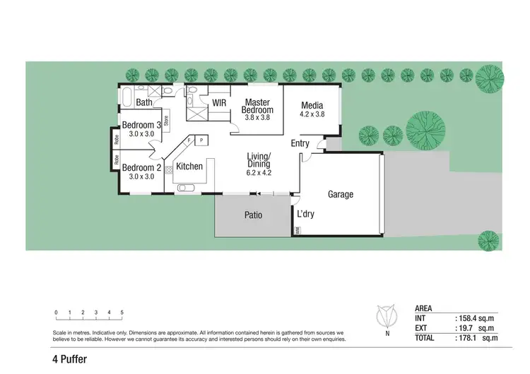 Floorplan of Homely house listing, 4 Puffer Court, Mount Louisa QLD 4814