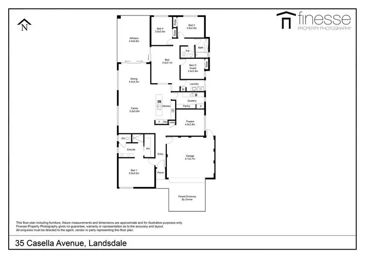 Floorplan of Homely house listing, 35 Casella Avenue, Landsdale WA 6065