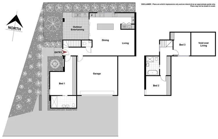 Floorplan of Homely townhouse listing, 1/15 Lumeah Street, Narrabundah ACT 2604