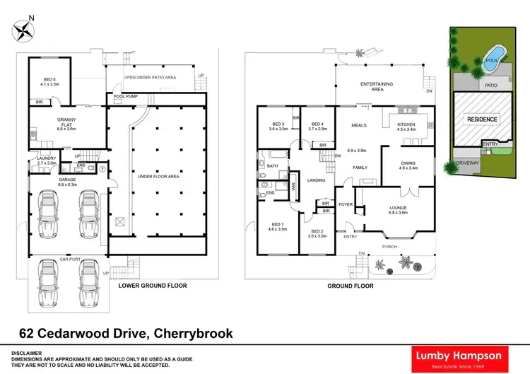 Floorplan of Homely house listing, 62 Cedarwood Drive, Cherrybrook NSW 2126