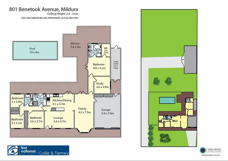 Floorplan of Homely house listing, 801 Benetook Avenue, Mildura VIC 3500