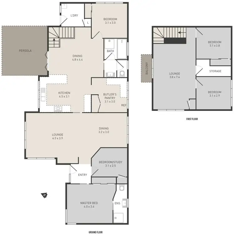 Floorplan of Homely house listing, 34 Queensbury Way, Werribee VIC 3030