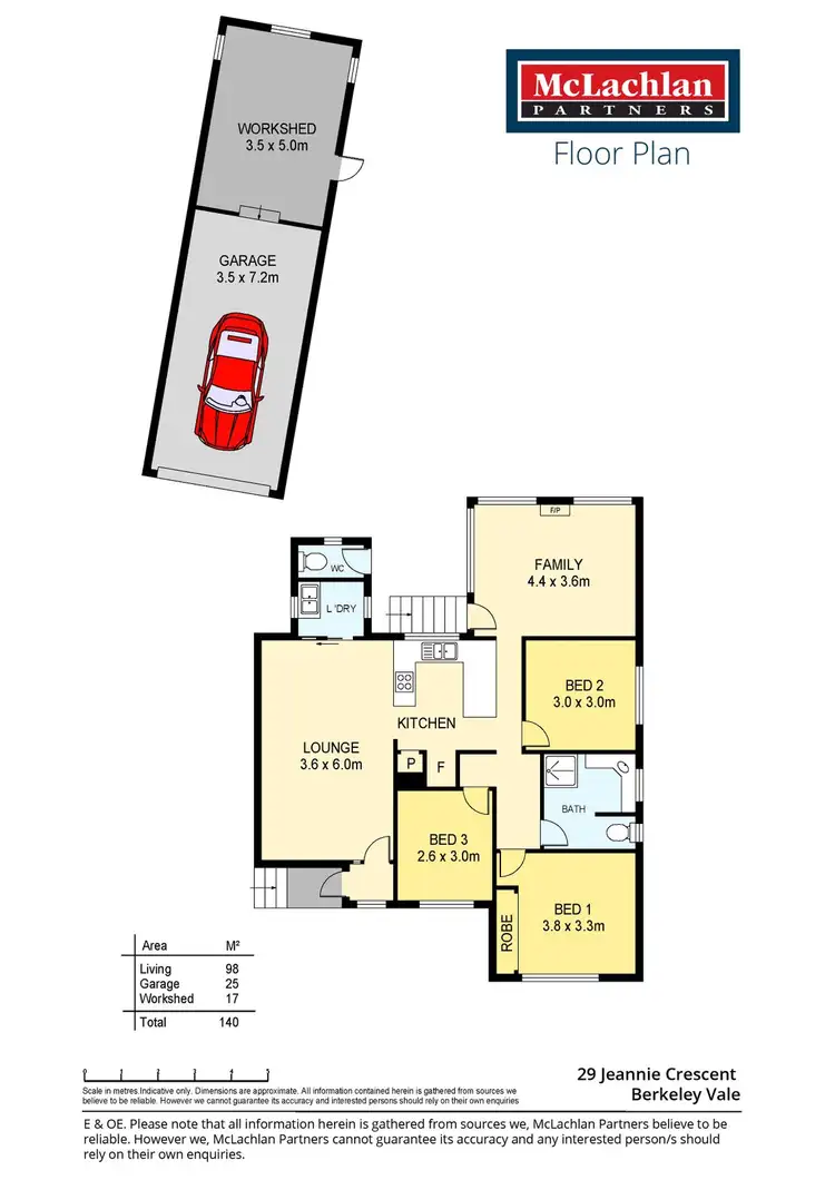 Floorplan of Homely house listing, 29 Jeannie Crescent, Berkeley Vale NSW 2261