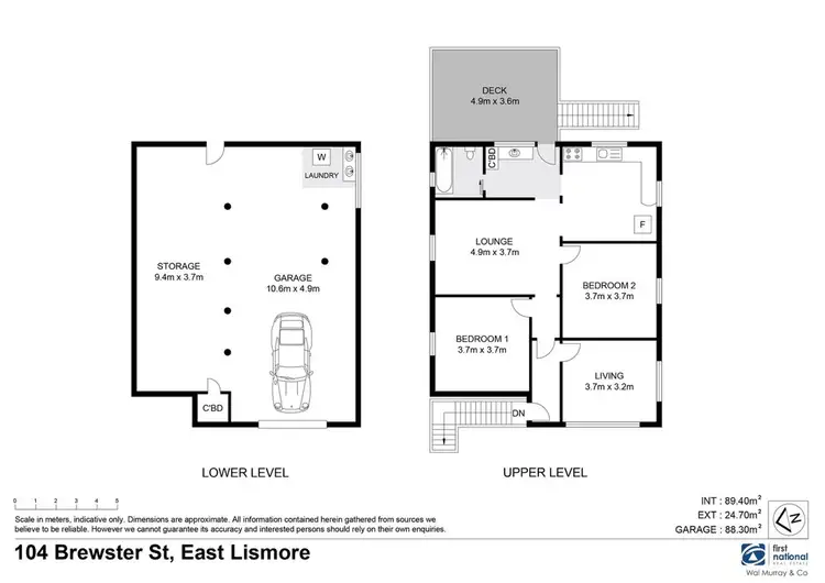 Floorplan of Homely house listing, 104 Brewster Street, East Lismore NSW 2480