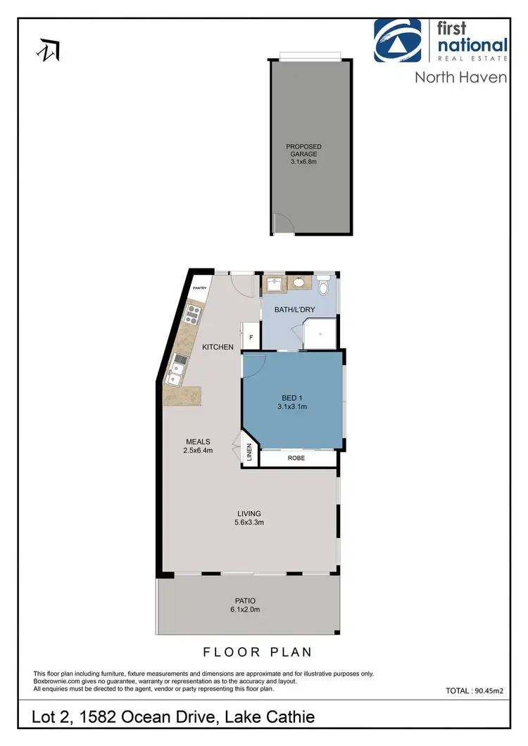 Floorplan of Homely house listing, 41 Chepana Street, Lake Cathie NSW 2445