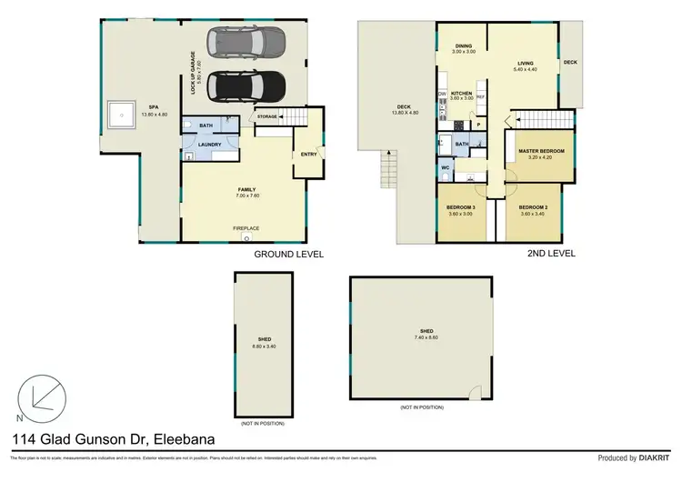 Floorplan of Homely house listing, 114 Glad Gunson Drive, Eleebana NSW 2282