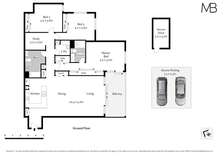 Floorplan of Homely apartment listing, 43/8-18 McIntyre Street, Gordon NSW 2072