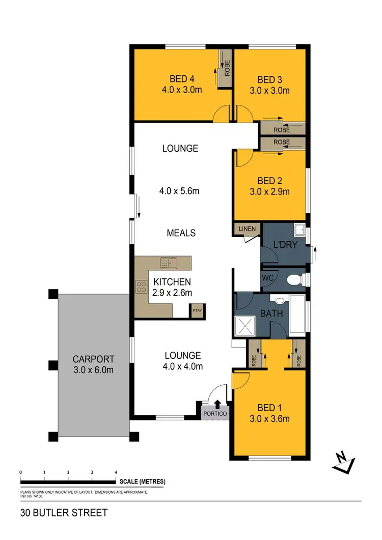 Floorplan of Homely house listing, 30 Butler Street, California Gully VIC 3556
