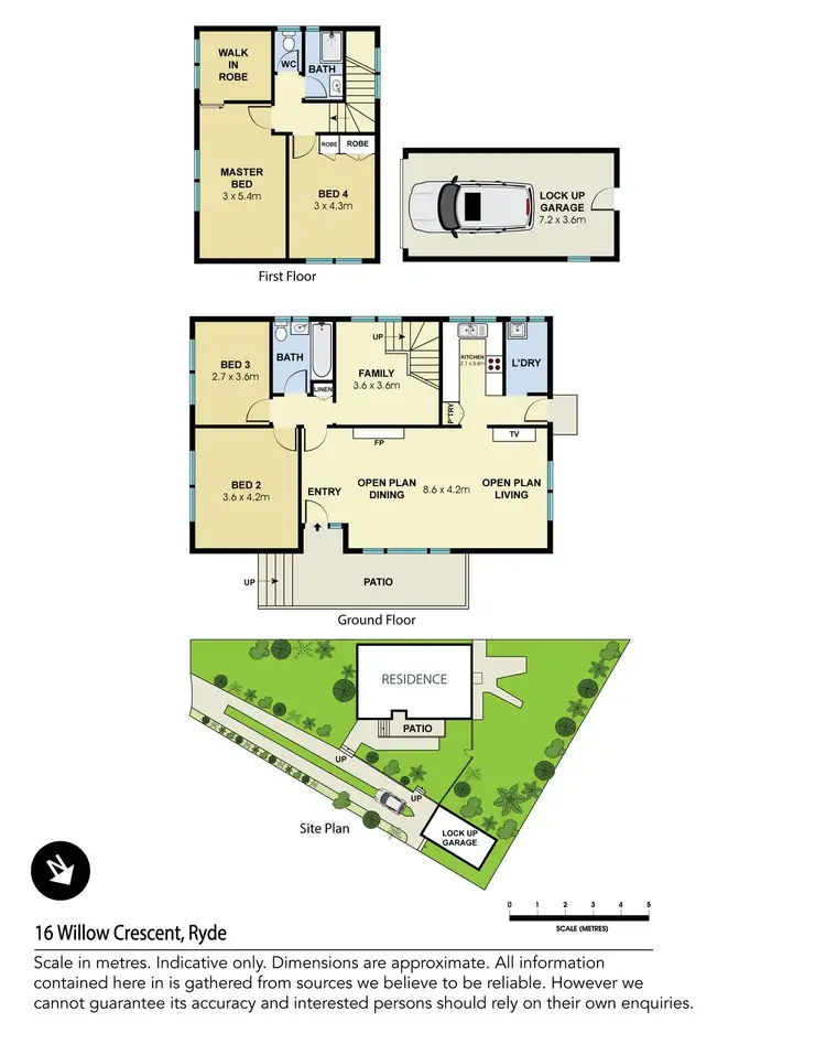 Floorplan of Homely house listing, 16 Willow Crescent, Ryde NSW 2112