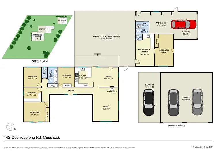 Floorplan of Homely house listing, 142 Quorrobolong Road, Cessnock NSW 2325