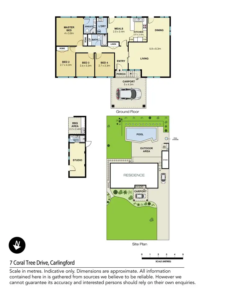 Floorplan of Homely house listing, 7 Coral Tree Drive, Carlingford NSW 2118