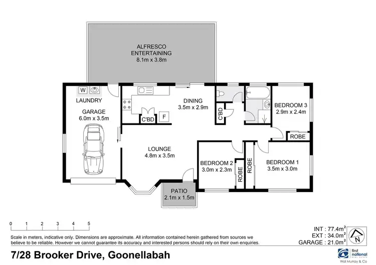 Floorplan of Homely house listing, 7/28 Brooker Drive, Goonellabah NSW 2480