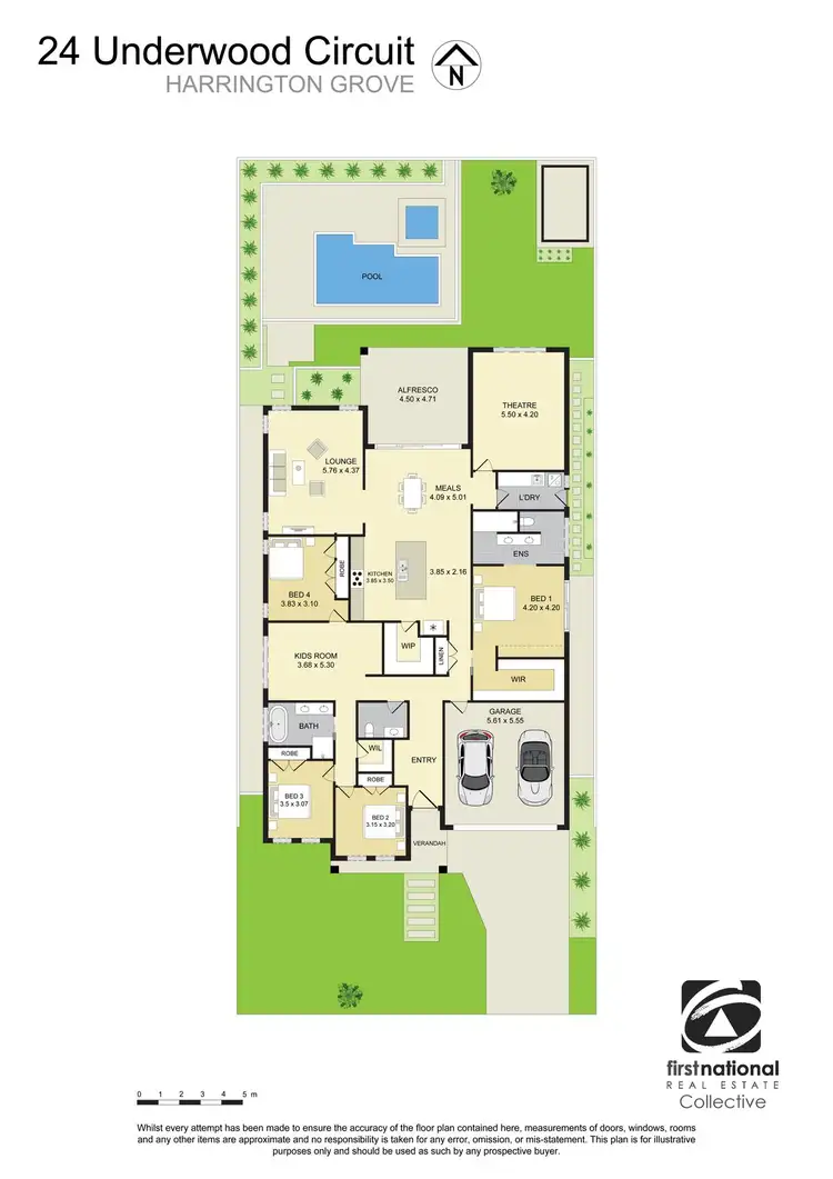 Floorplan of Homely house listing, 24 Underwood Circuit, Harrington Park NSW 2567
