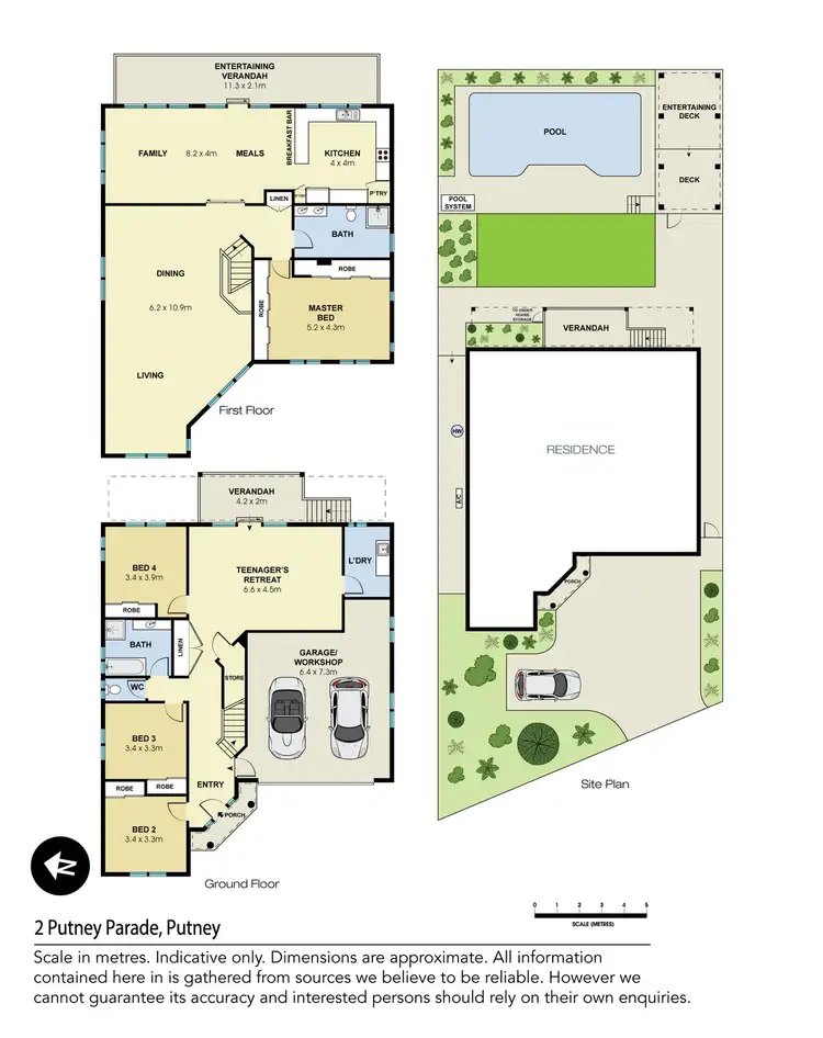 Floorplan of Homely house listing, 2 Putney Parade, Putney NSW 2112