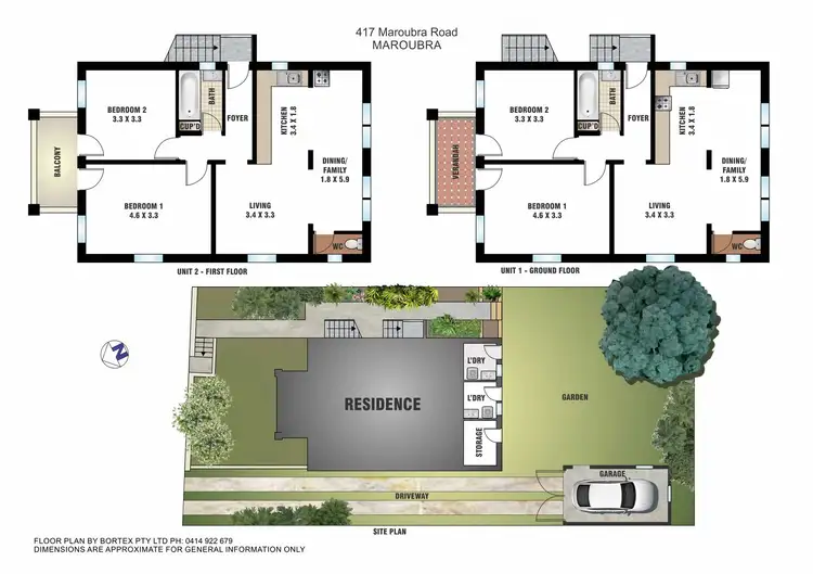 Floorplan of Homely house listing, 417 Maroubra Road, Maroubra NSW 2035