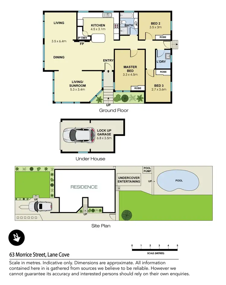 Floorplan of Homely house listing, 63 Morrice Street, Lane Cove NSW 2066