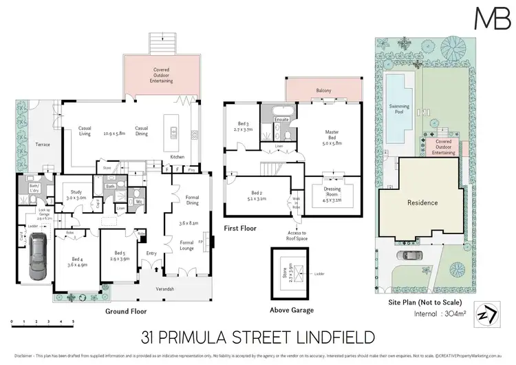 Floorplan of Homely house listing, 31 Primula Street, Lindfield NSW 2070