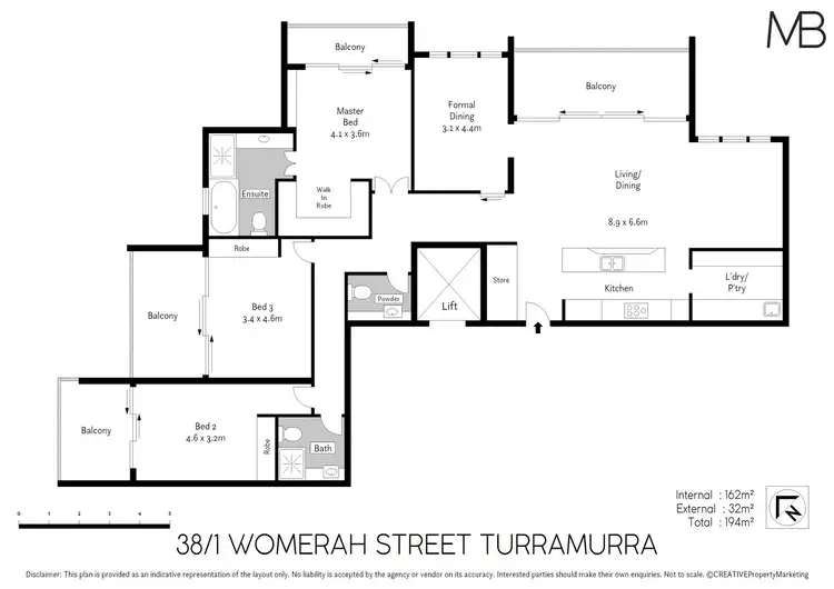 Floorplan of Homely unit listing, 38/1 Womerah Street, Turramurra NSW 2074