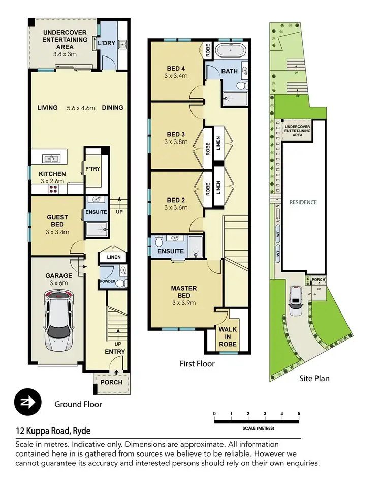 Floorplan of Homely house listing, 12 Kuppa Road, Ryde NSW 2112