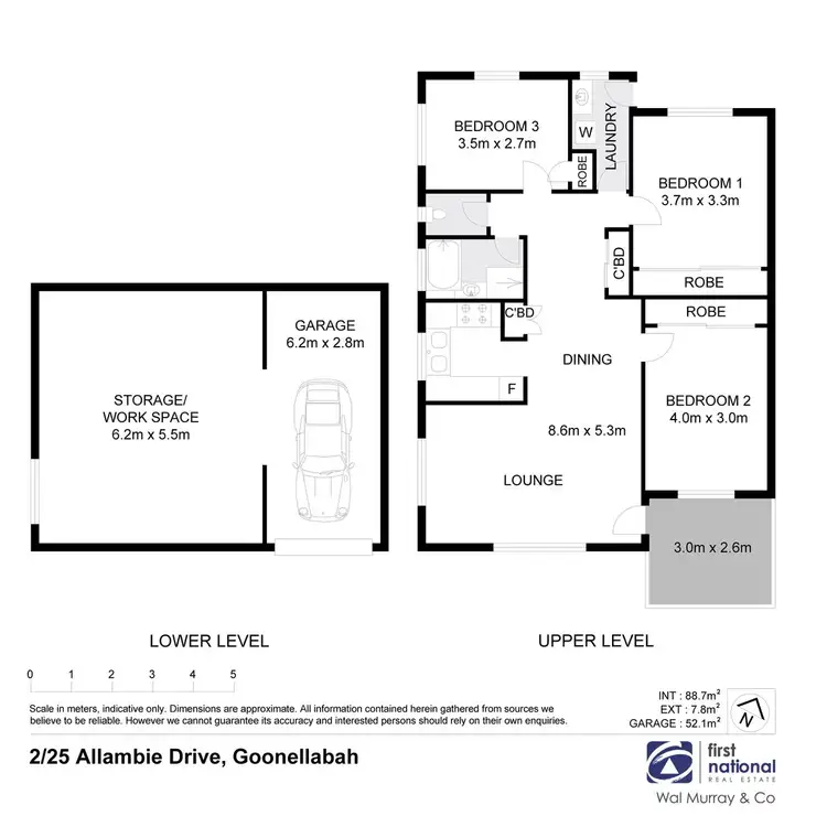 Floorplan of Homely unit listing, 2/25 Allambie Drive, Goonellabah NSW 2480