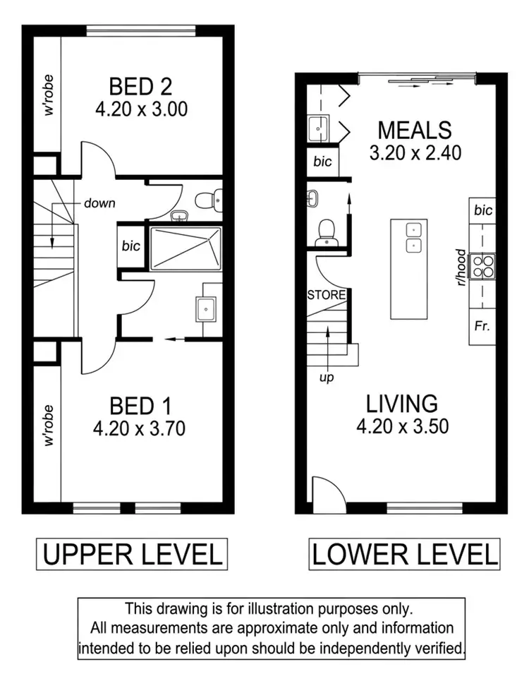Floorplan of Homely townhouse listing, 5/18 Hillier Road, Morphett Vale SA 5162