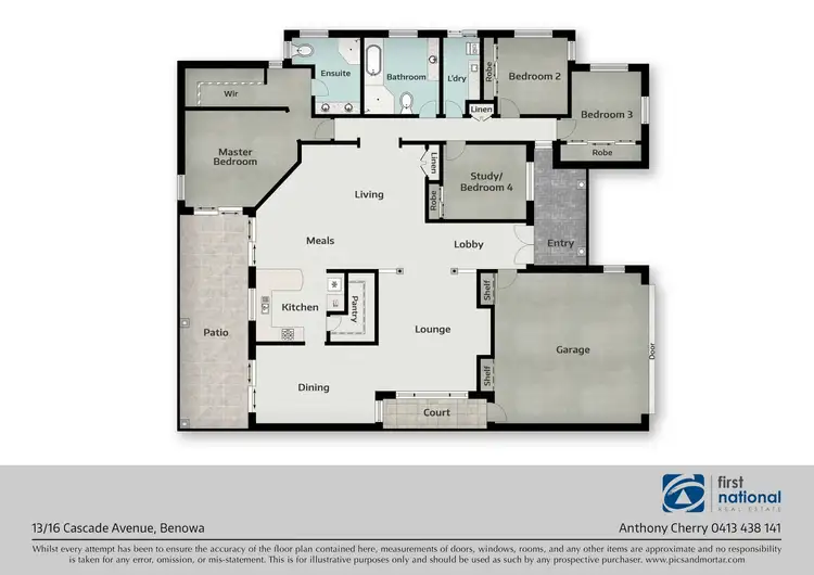Floorplan of Homely house listing, 13/16 Cascade Avenue, Benowa QLD 4217