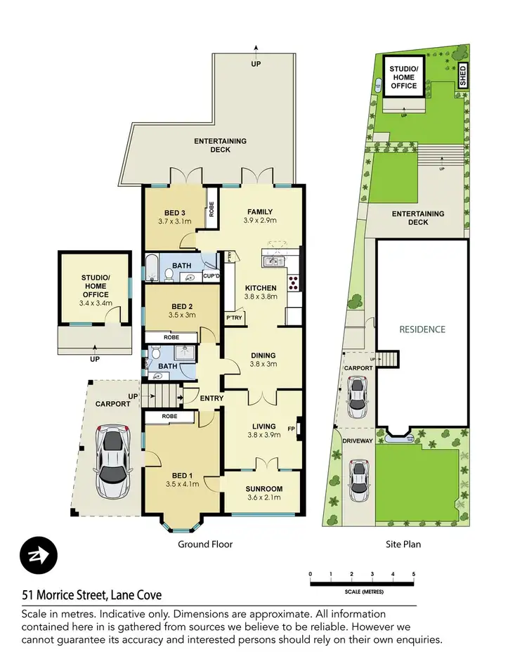 Floorplan of Homely house listing, 51 Morrice Street, Lane Cove NSW 2066