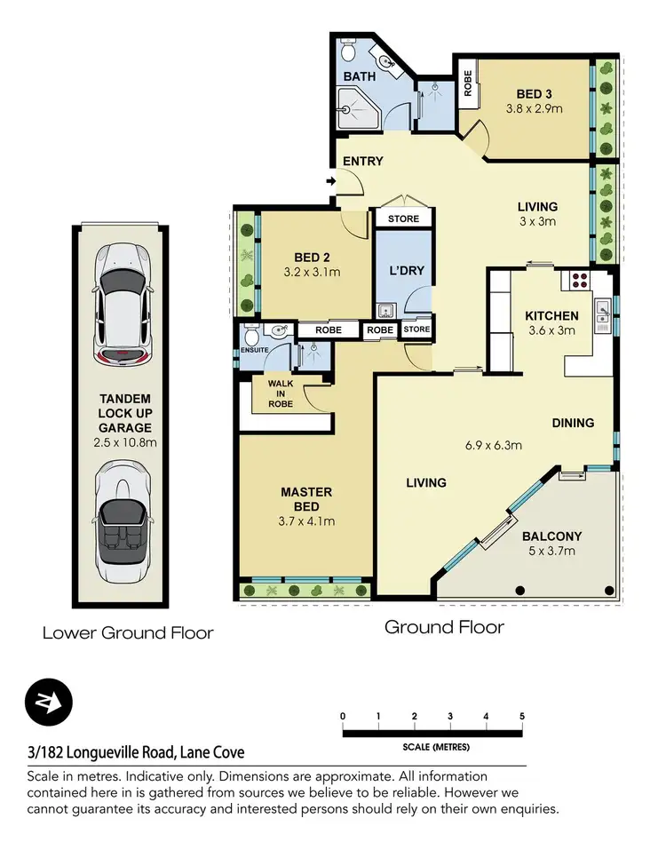 Floorplan of Homely apartment listing, 3/182 Longueville Road, Lane Cove NSW 2066