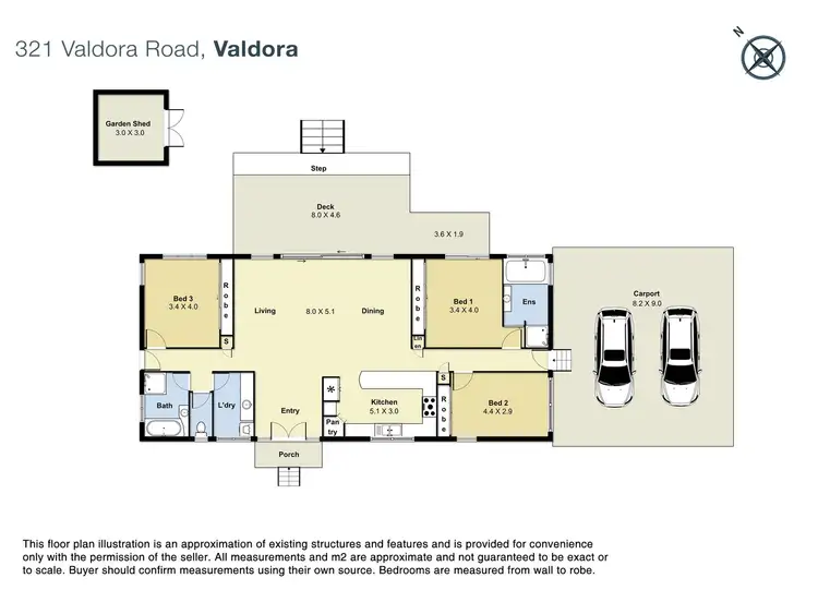 Floorplan of Homely house listing, 321 Valdora Road, Valdora QLD 4561