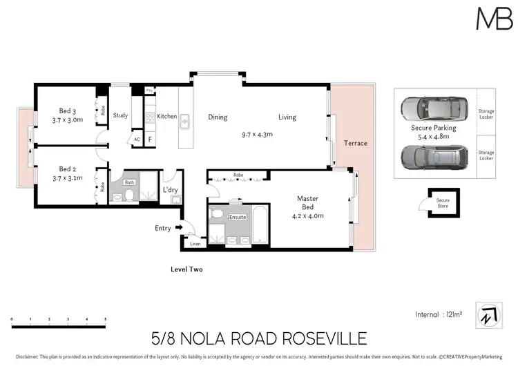 Floorplan of Homely unit listing, 5/8 Nola Road, Roseville NSW 2069