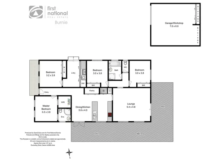 Floorplan of Homely house listing, 17 Sandhaven Crescent, Sulphur Creek TAS 7316