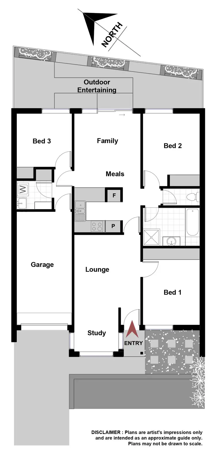Floorplan of Homely townhouse listing, 6/21 Halifax Close, Palmerston ACT 2913