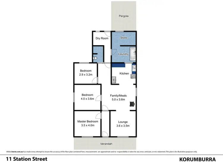 Floorplan of Homely house listing, 11 Station St, Korumburra VIC 3950