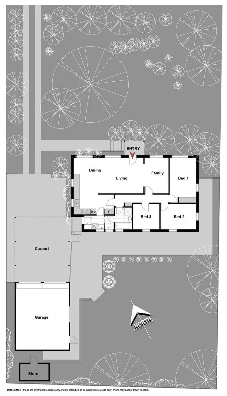 Floorplan of Homely house listing, 62 Lyttleton Crescent, Cook ACT 2614