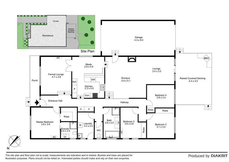 Floorplan of Homely house listing, 11 Woodstock Close, Sunbury VIC 3429