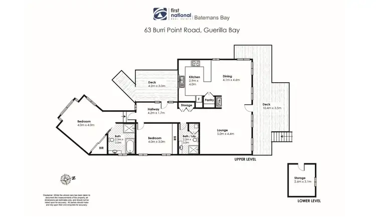 Floorplan of Homely house listing, 63 Burri Point Road, Guerilla Bay NSW 2536