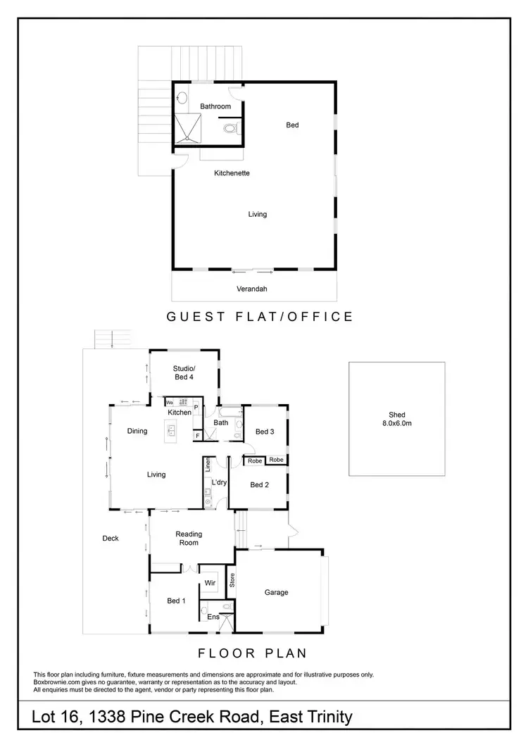 Floorplan of Homely house listing, Lot 16/1338 Pine Creek Road, East Trinity QLD 4871