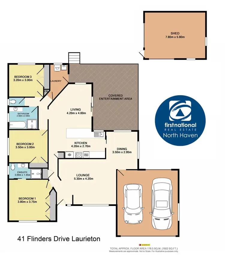 Floorplan of Homely house listing, 41 Flinders Drive, Laurieton NSW 2443
