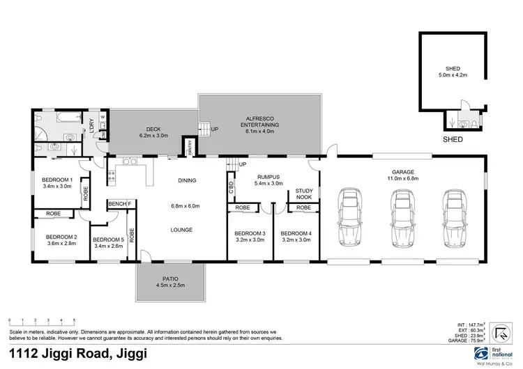 Floorplan of Homely rural property listing, 1112 Jiggi Road, Jiggi NSW 2480