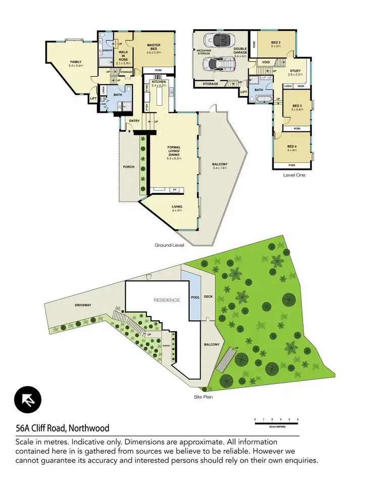 Floorplan of Homely house listing, 56A Cliff Road, Northwood NSW 2066